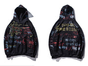 GONTHWID Hip Hop Graffiti Hoodies